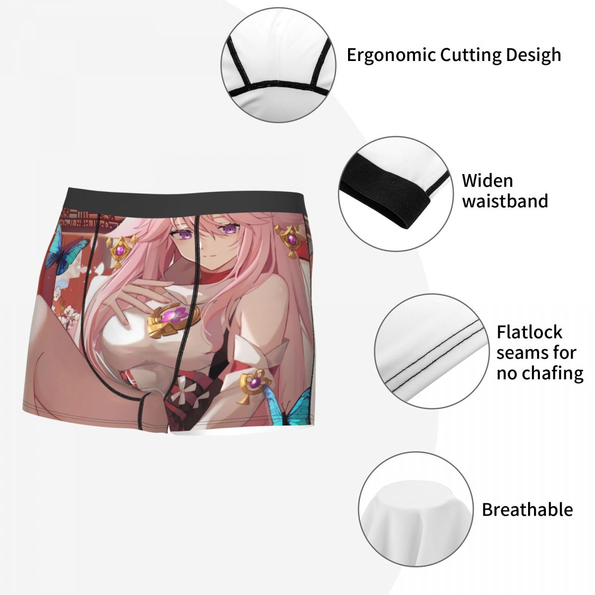 Genshin Impact Yae Miko Celana - Men'S Fashion Underwear ulasan dan harga