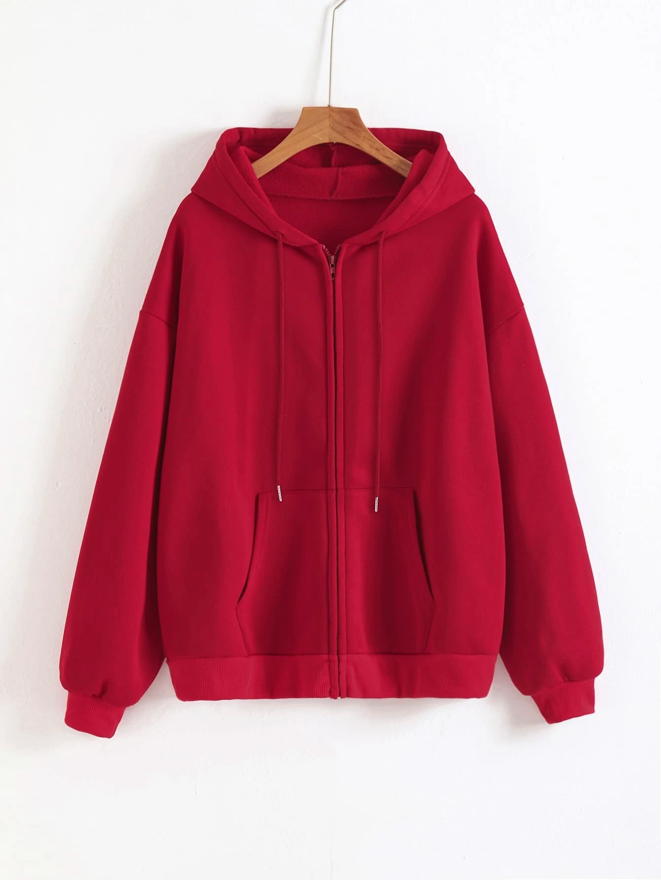 Hoodie Ritsleting Biru Abu-abu - Mens Fashion Zip Up Hoodies ulasan dan harga