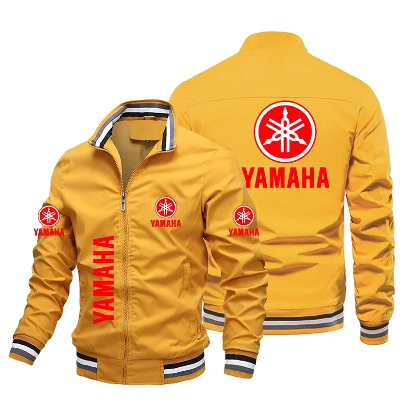 Jaket Kustom Cetak Logo Yamaha - Mens Fashion Bomber Jacket ulasan dan harga