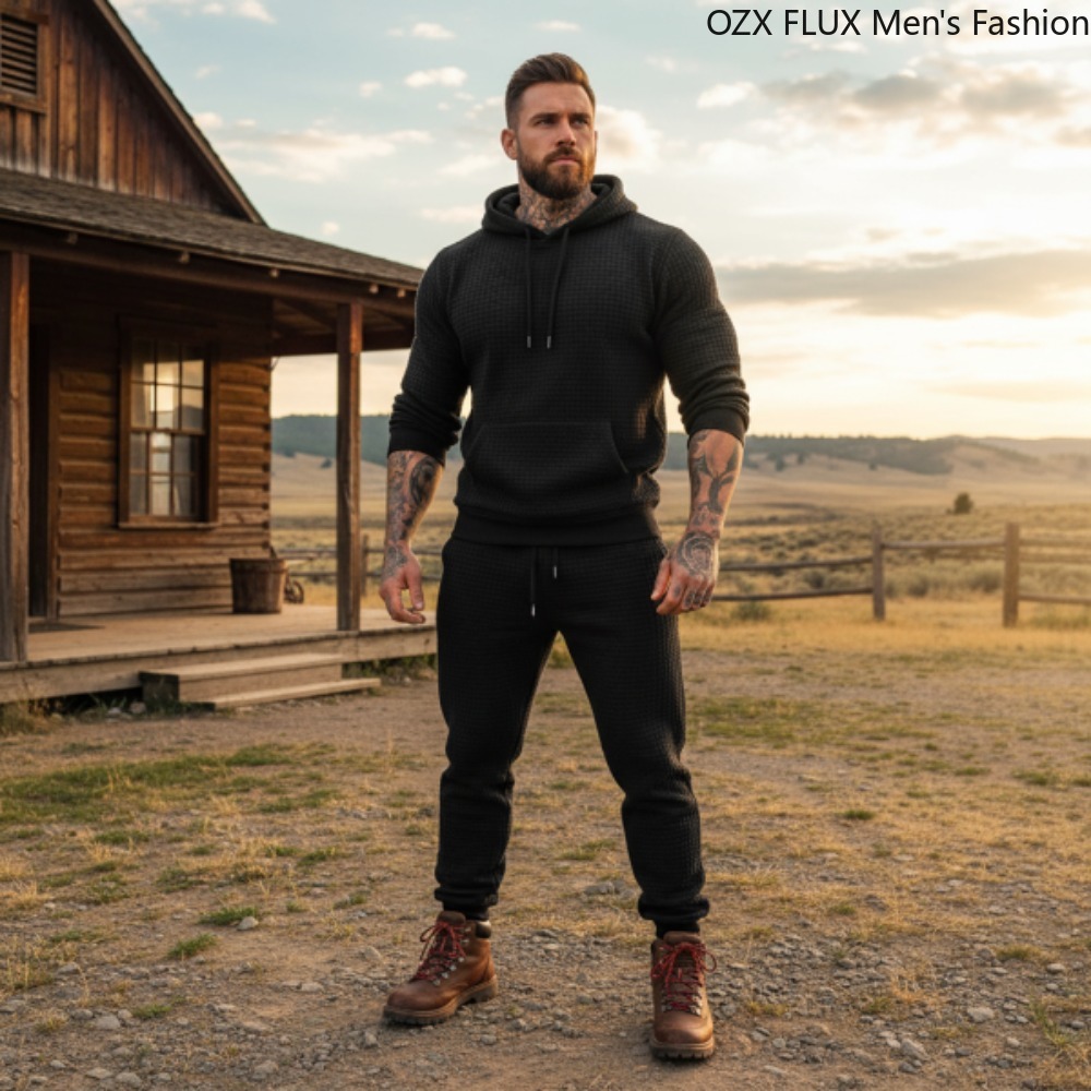 3xl Musim Gugur Musim Dingin P - Men'S Fashion All Black Outfit ulasan dan harga