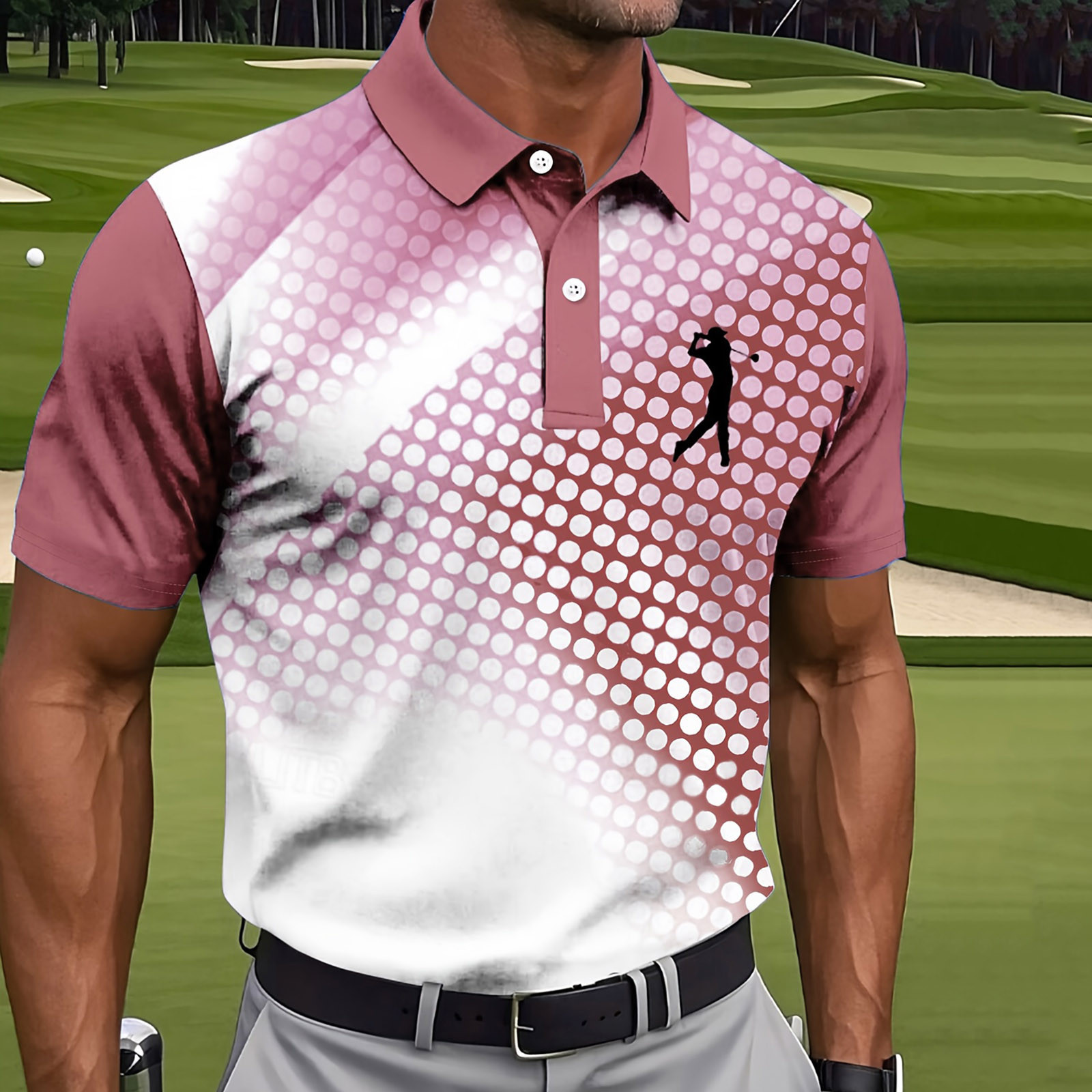 Kaos polo pria kasual bisnis,  - Men'S Fashion Golf Clothing ulasan dan harga