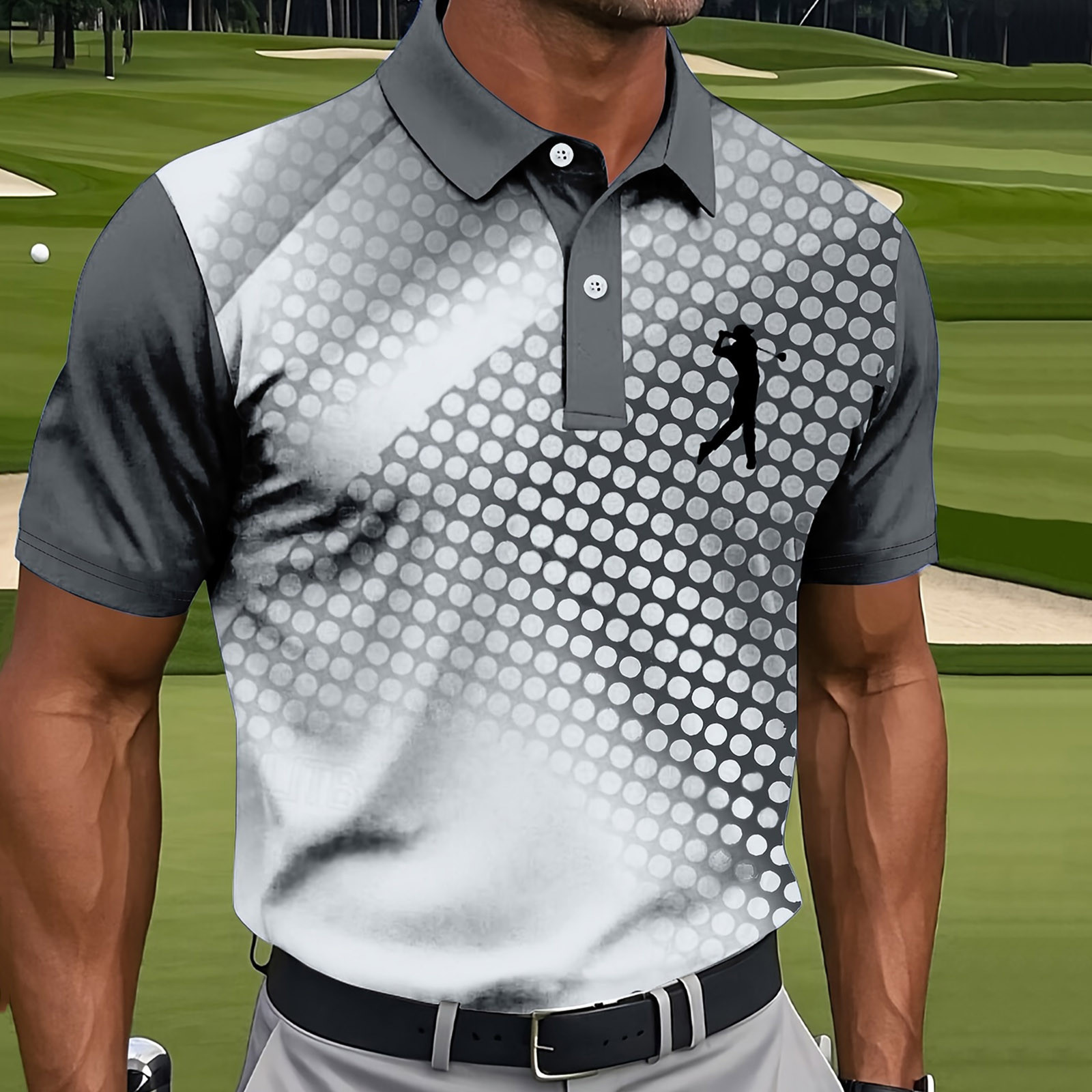 Kaos polo pria kasual bisnis,  - Men'S Fashion Golf Clothing ulasan dan harga