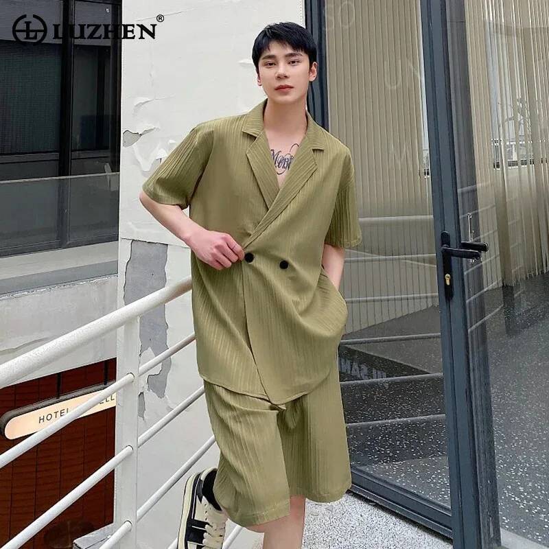 LUZHEN Setelan Pria Tampan Mus - Men'S Fashion 2026 ulasan dan harga