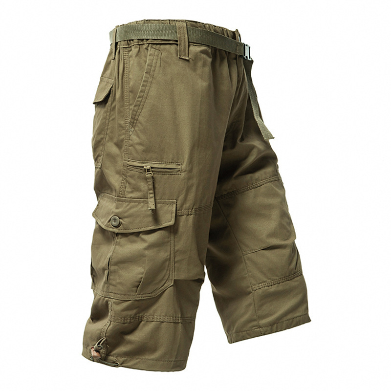 Celana Pendek Pria Katun 3/4 L - Men'S Fashion Loose Pants ulasan dan harga