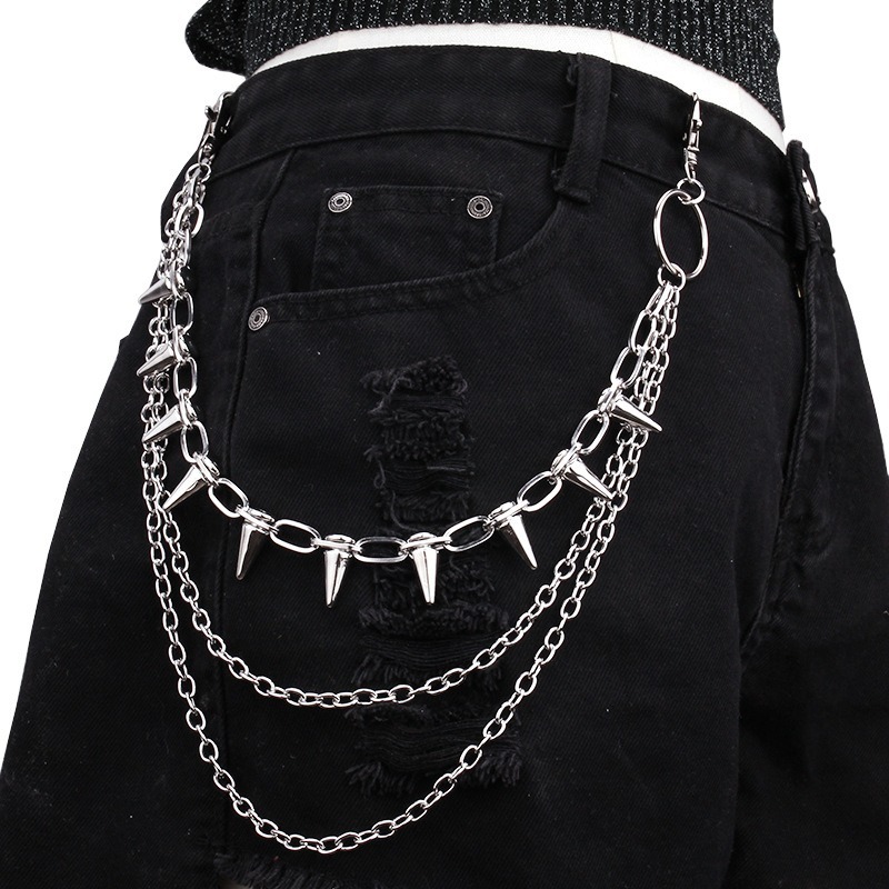 Rantai Pinggang Celana Hip Hop - Men'S Fashion Jeans ulasan dan harga