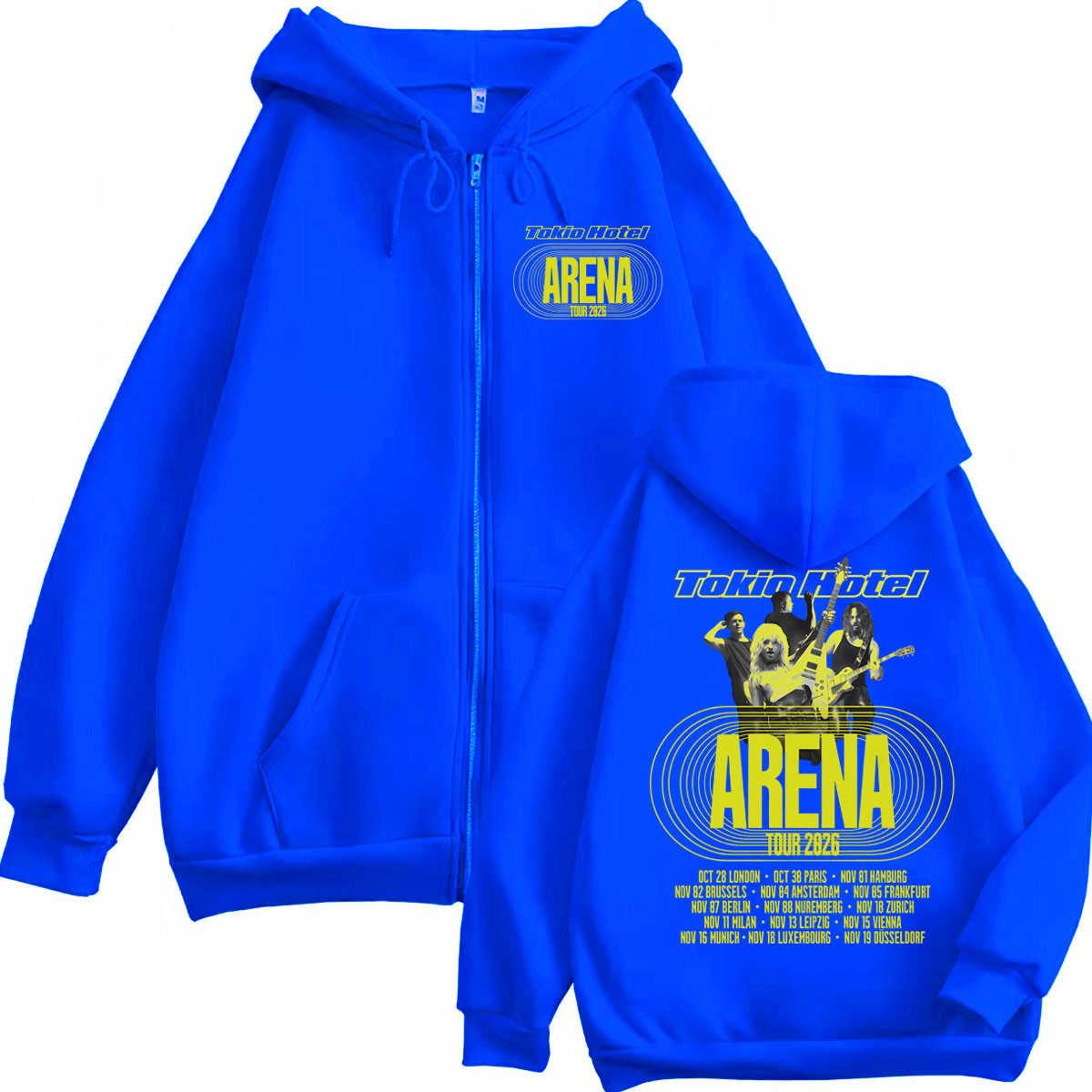 Tokio Hotel Arena Tour 2026 Ho - Mens Fashion Zip Up Hoodies ulasan dan harga