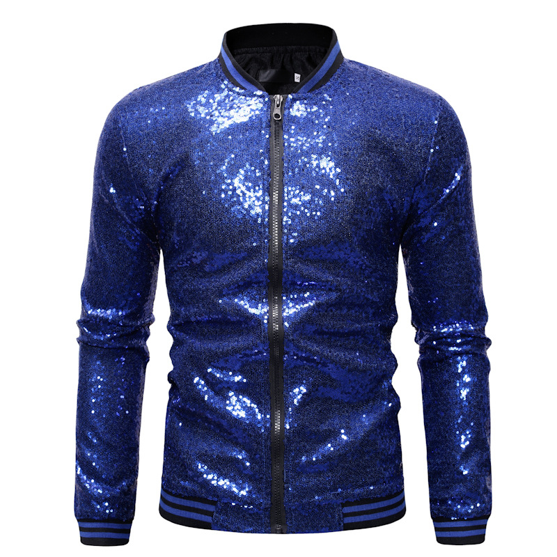 Jaket Bomber berkilau payet me - Mens Fashion Bomber Jacket ulasan dan harga