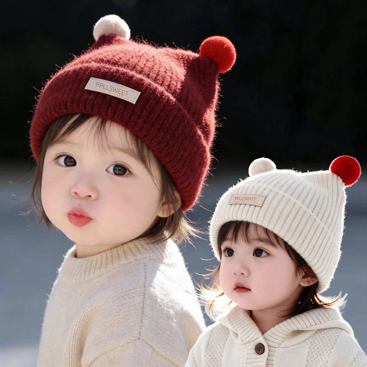 Topi Rajut Bayi 1-4 Tahun Topi - Beanie Winter Hat ulasan dan harga