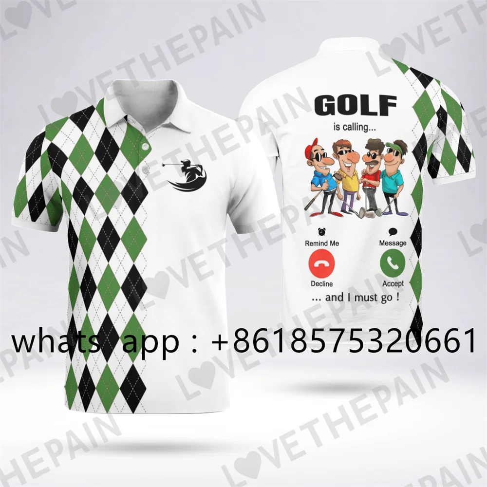 Kaus Golf Musim Panas Kaus Ola - Men'S Fashion Golf Clothing ulasan dan harga