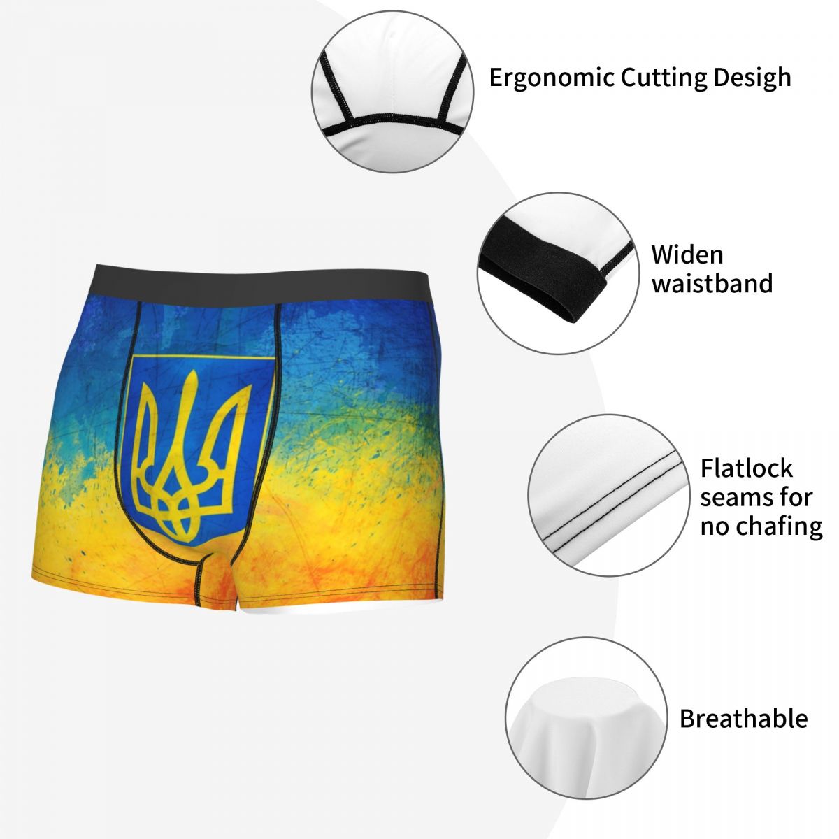 Pakaian Dalam Pria Bendera Ukr - Men'S Fashion Underwear ulasan dan harga