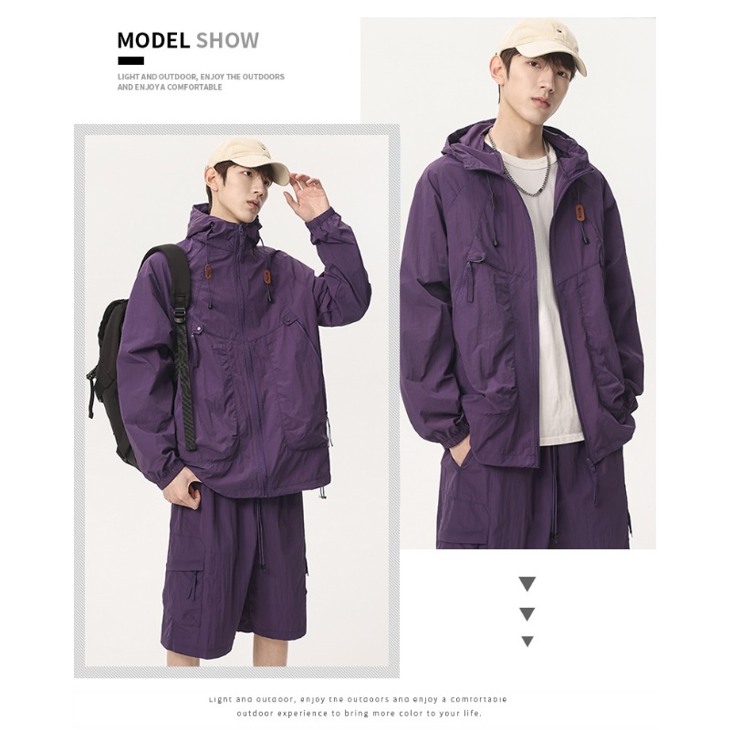 Pakaian Kulit Tahan UV Kasual  - Men'S Fashion Golf Clothing ulasan dan harga