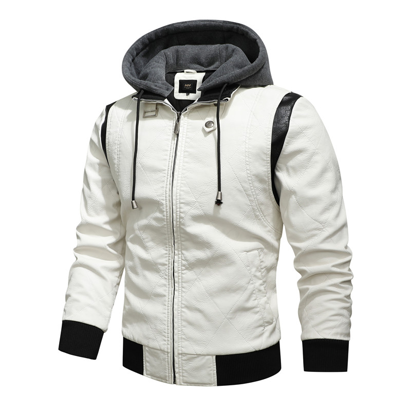 Jaket kulit Bomber pria, jaket - Mens Fashion Bomber Jacket ulasan dan harga