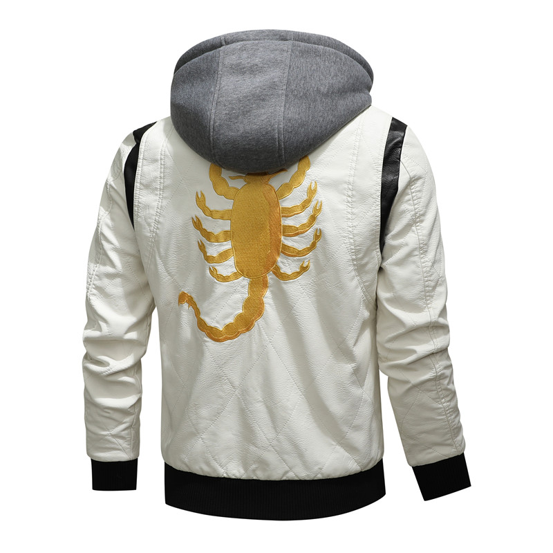 Jaket kulit Bomber pria, jaket - Mens Fashion Bomber Jacket ulasan dan harga
