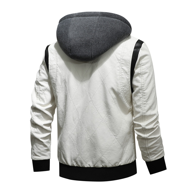 Jaket kulit Bomber pria, jaket - Mens Fashion Bomber Jacket ulasan dan harga