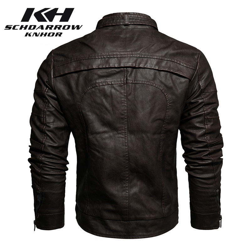 Kulit Pria Jaket Musim Gugur M - Mens Fashion Bomber Jacket ulasan dan harga