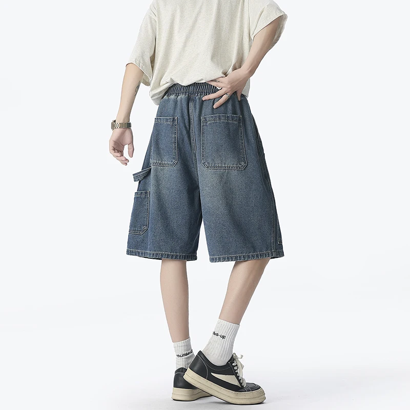 Celana Pendek Denim Pakaian Ke - Men'S Fashion Loose Pants ulasan dan harga