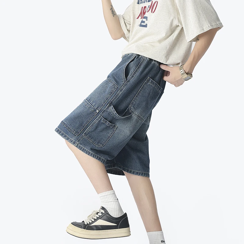 Celana Pendek Denim Pakaian Ke - Men'S Fashion Loose Pants ulasan dan harga