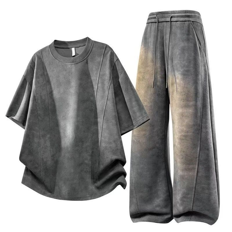Setelan Kaos dan Celana Pendek - Men'S Fashion Loose Pants ulasan dan harga