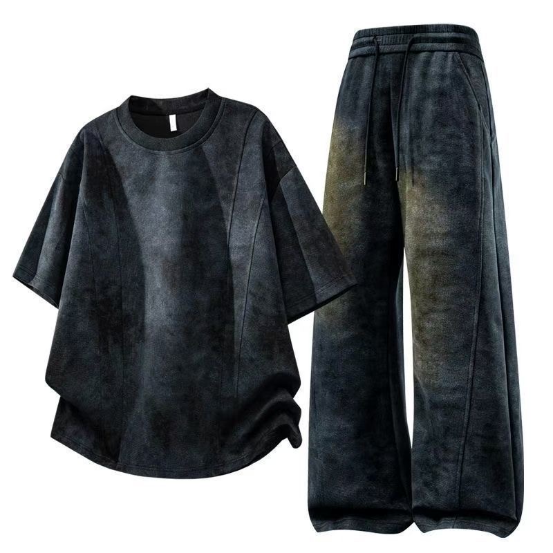 Setelan Kaos dan Celana Pendek - Men'S Fashion Loose Pants ulasan dan harga