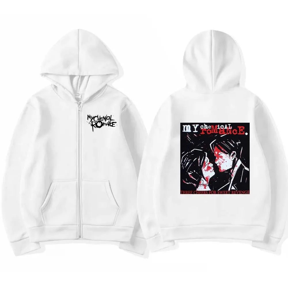 Rock Band My Chemical Romance  - Mens Fashion Zip Up Hoodies ulasan dan harga