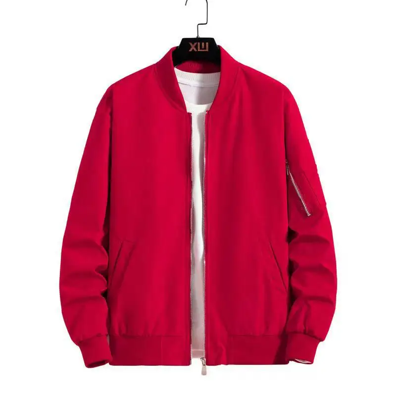 Jaket Baseball Bomber Kasual M - Mens Fashion Bomber Jacket ulasan dan harga
