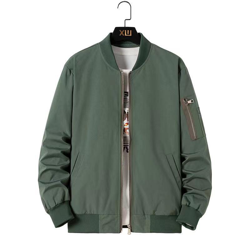 Jaket Baseball Bomber Kasual M - Mens Fashion Bomber Jacket ulasan dan harga