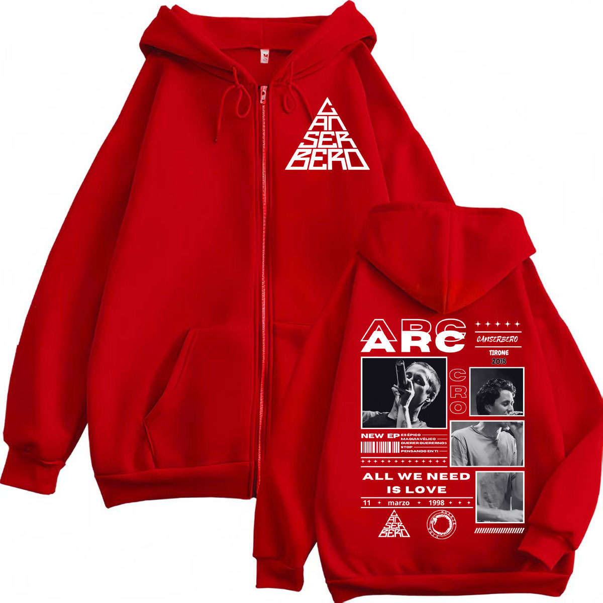 Canserbero Yang Kita Butuhkan  - Mens Fashion Zip Up Hoodies ulasan dan harga